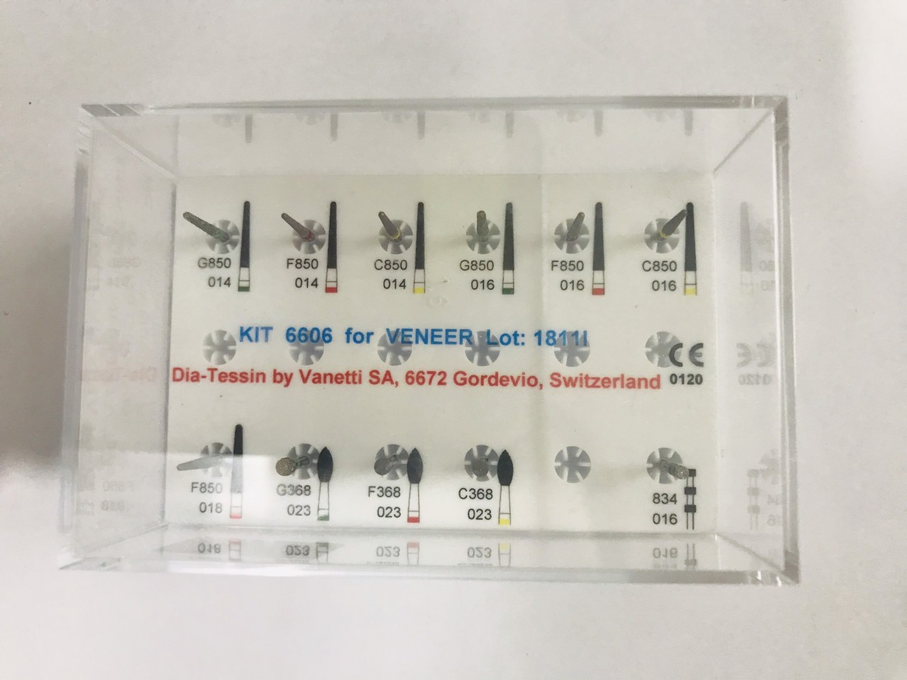 Bộ mũi mài verneer